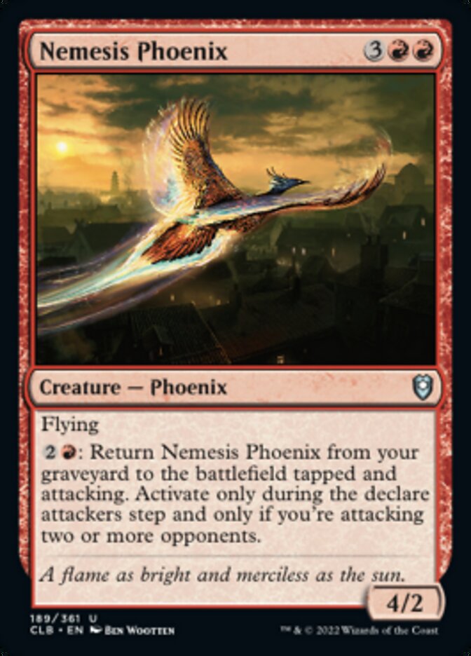 Nemesis Phoenix [Commander Legends: Battle for Baldur's Gate] | Gate City Games LLC