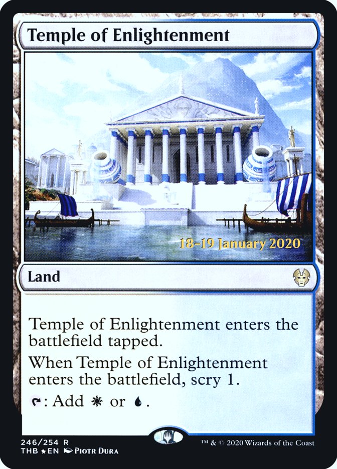 Temple of Enlightenment [Theros Beyond Death Prerelease Promos] | Gate City Games LLC