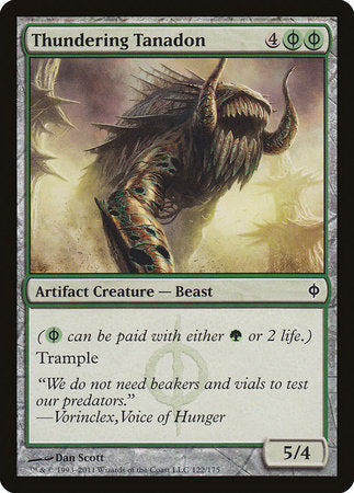 Thundering Tanadon [New Phyrexia] | Gate City Games LLC