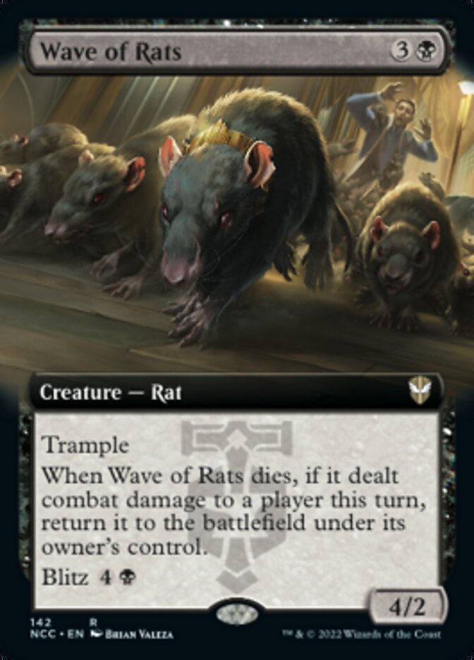 Wave of Rats (Extended Art) [Streets of New Capenna Commander] | Gate City Games LLC