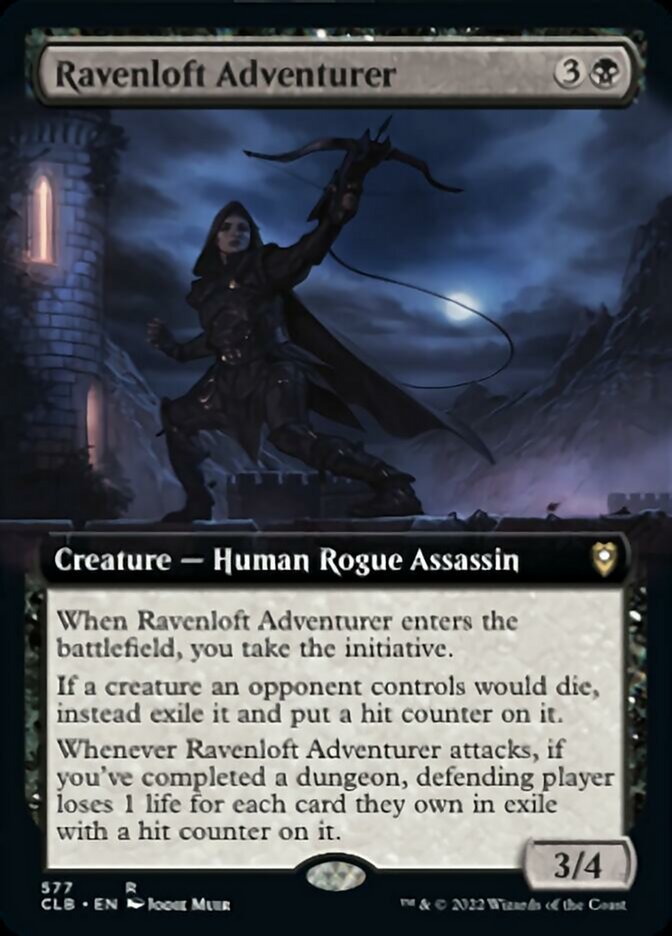 Ravenloft Adventurer (Extended Art) [Commander Legends: Battle for Baldur's Gate] | Gate City Games LLC