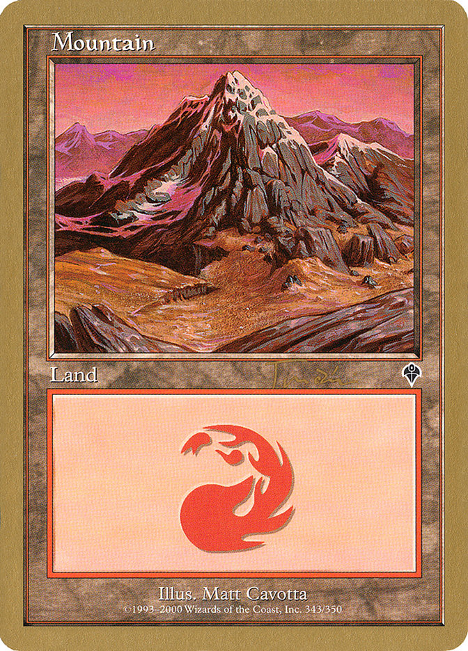 Mountain (jt343a) (Jan Tomcani) (INV) [World Championship Decks 2001] | Gate City Games LLC