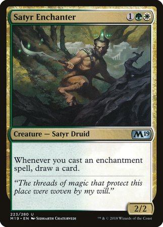 Satyr Enchanter [Core Set 2019] | Gate City Games LLC