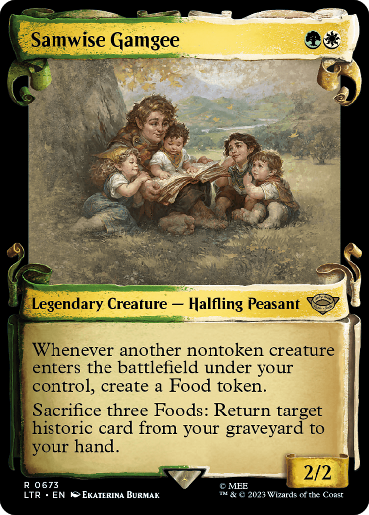 Samwise Gamgee [The Lord of the Rings: Tales of Middle-Earth Showcase Scrolls] | Gate City Games LLC