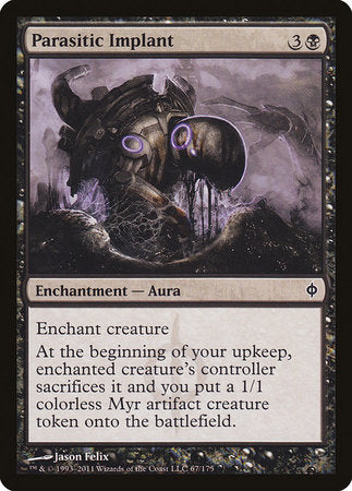Parasitic Implant [New Phyrexia] | Gate City Games LLC