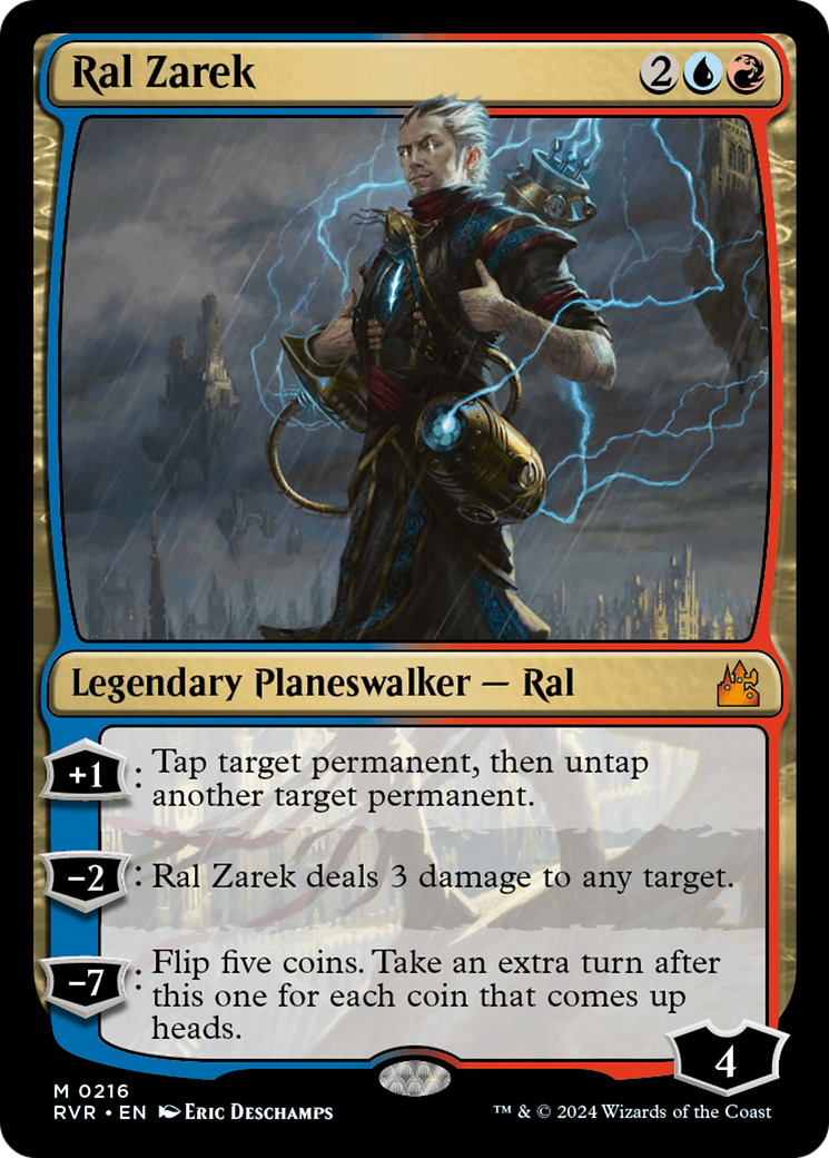 Ral Zarek [Ravnica Remastered] | Gate City Games LLC