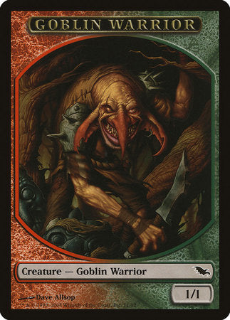 Goblin Warrior Token (Red/Green) [Shadowmoor Tokens] | Gate City Games LLC