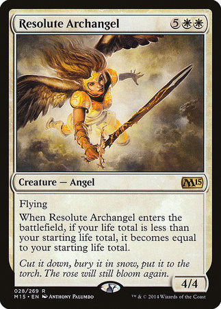 Resolute Archangel [Magic 2015] | Gate City Games LLC