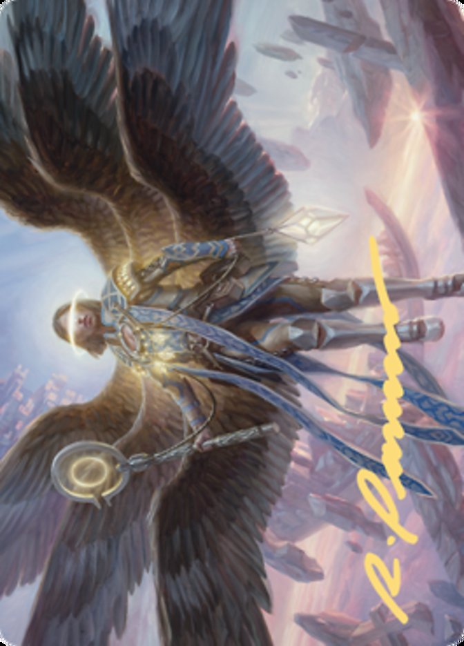 Angel of Destiny Art Card (Gold-Stamped Signature) [Zendikar Rising Art Series] | Gate City Games LLC