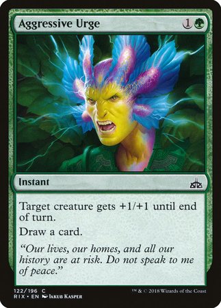 Aggressive Urge [Rivals of Ixalan] | Gate City Games LLC