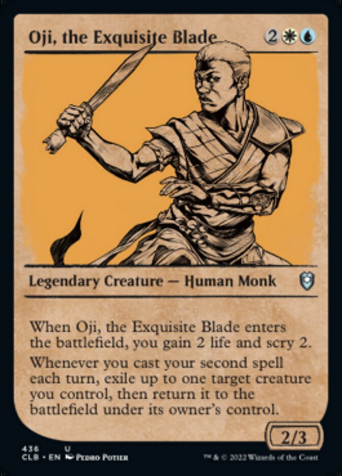 Oji, the Exquisite Blade (Showcase) [Commander Legends: Battle for Baldur's Gate] | Gate City Games LLC