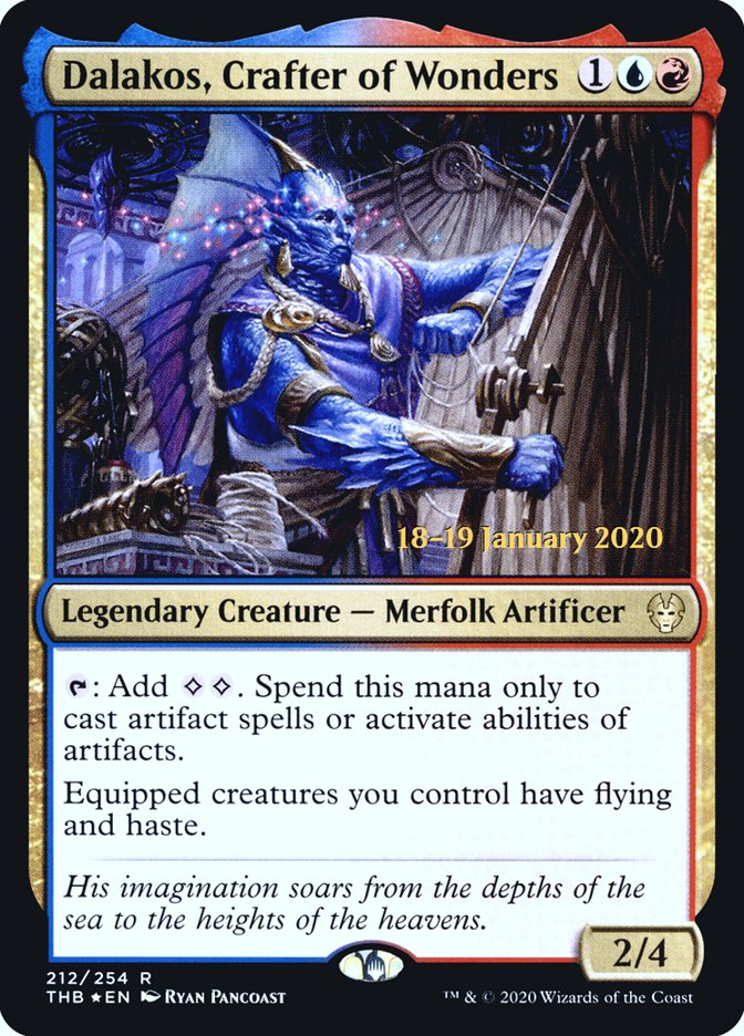 Dalakos, Crafter of Wonders [Theros Beyond Death Prerelease Promos] | Gate City Games LLC