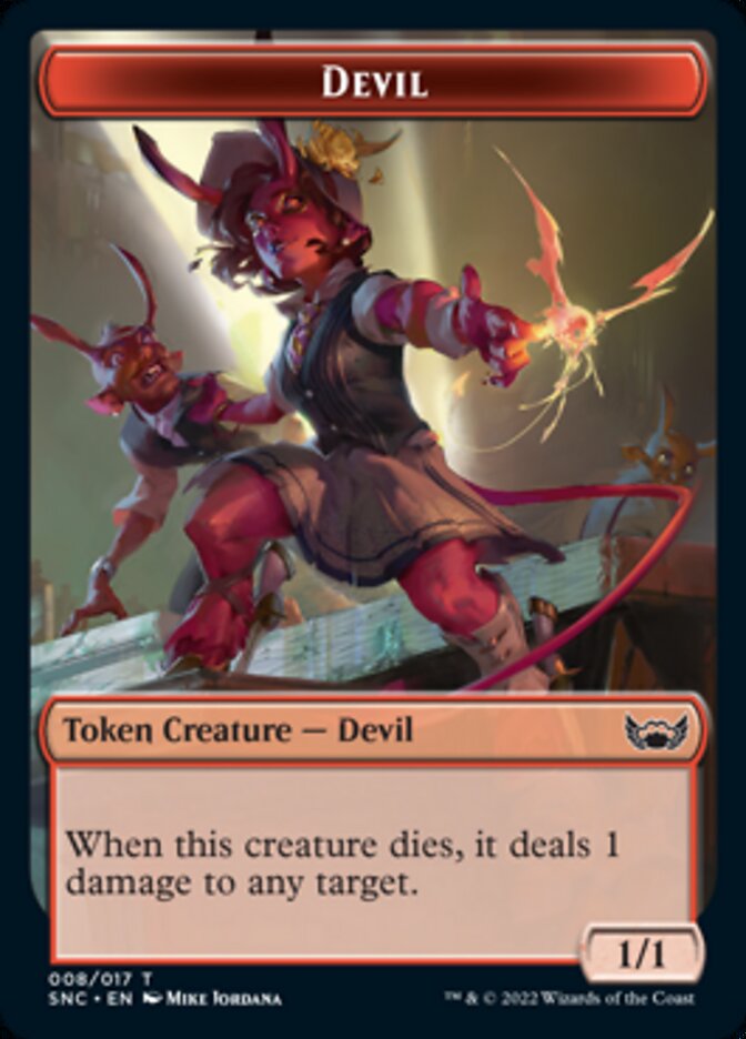 Devil // Rogue Double-sided Token [Streets of New Capenna Tokens] | Gate City Games LLC