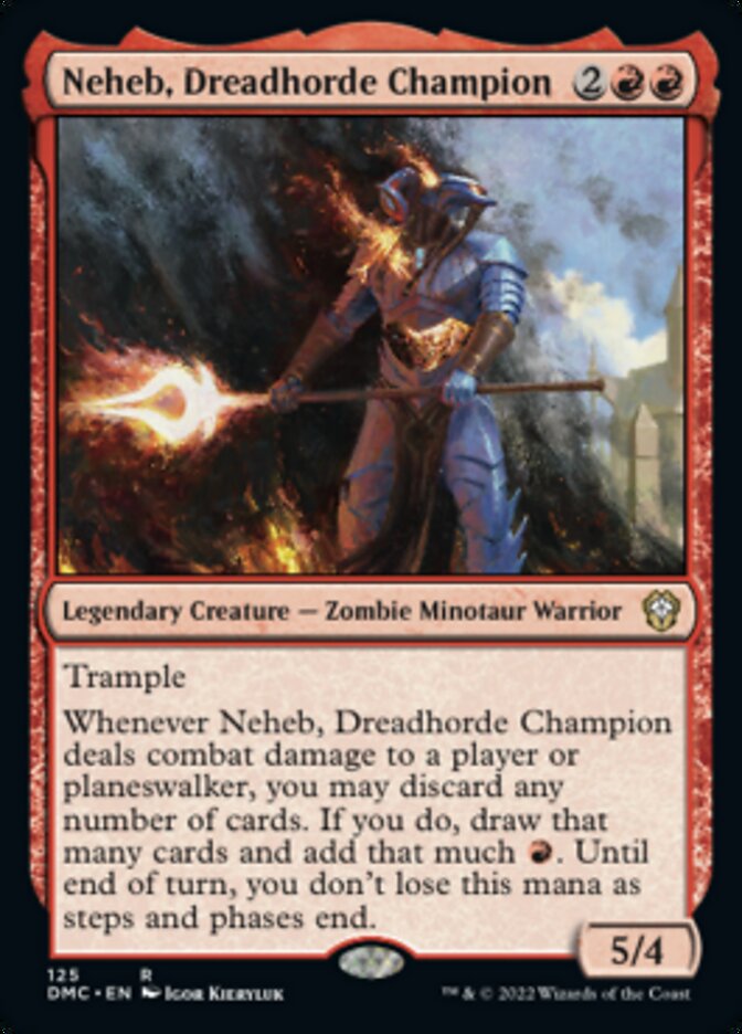 Neheb, Dreadhorde Champion [Dominaria United Commander] | Gate City Games LLC