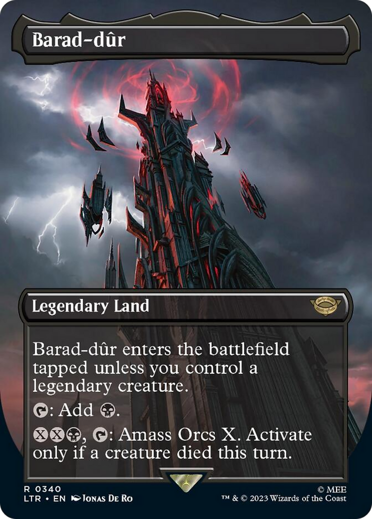 Barad-dur (Borderless Alternate Art) (340) [The Lord of the Rings: Tales of Middle-Earth] | Gate City Games LLC