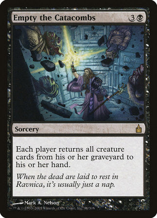 Empty the Catacombs [Ravnica: City of Guilds] | Gate City Games LLC