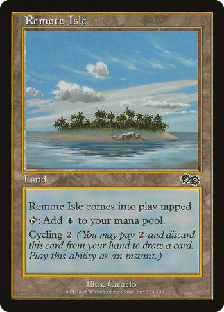 Remote Isle [Urza's Saga] | Gate City Games LLC