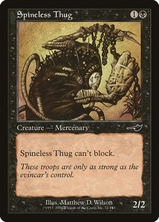 Spineless Thug [Nemesis] | Gate City Games LLC