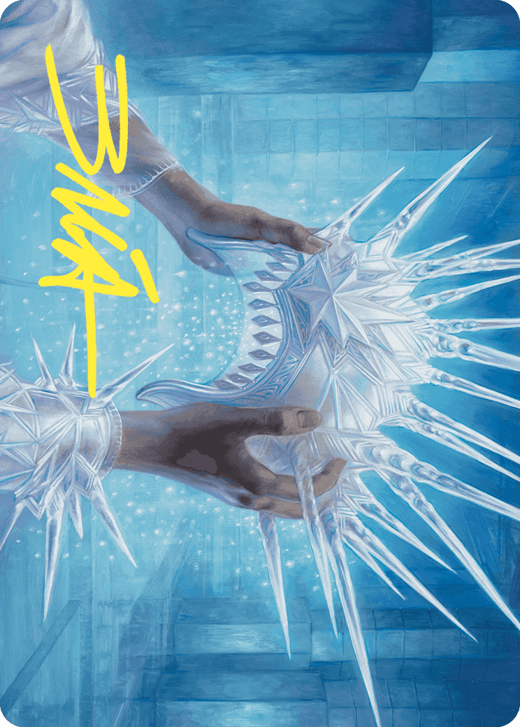 Hylda's Crown of Winter Art Card (Gold-Stamped Signature) [Wilds of Eldraine Art Series] | Gate City Games LLC