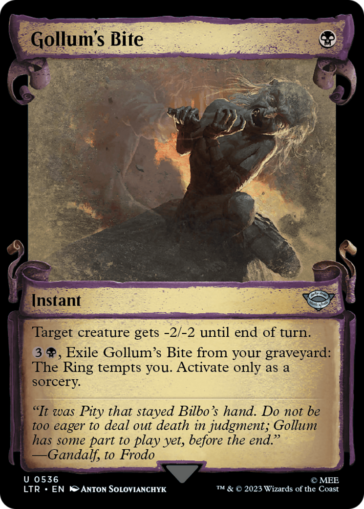 Gollum's Bite [The Lord of the Rings: Tales of Middle-Earth Showcase Scrolls] | Gate City Games LLC