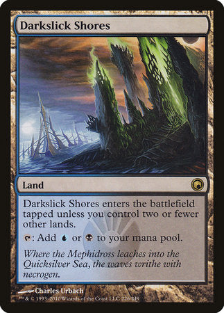 Darkslick Shores [Scars of Mirrodin] | Gate City Games LLC