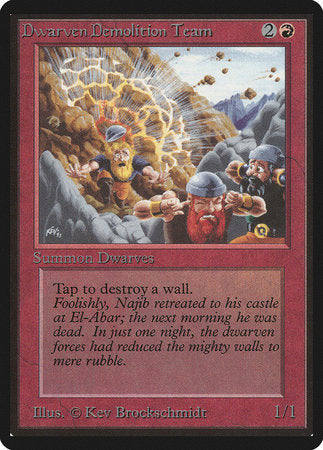 Dwarven Demolition Team [Limited Edition Beta] | Gate City Games LLC