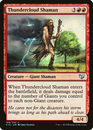 Thundercloud Shaman [Commander 2015] | Gate City Games LLC