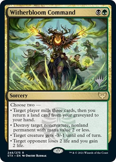 Witherbloom Command (Promo Pack) [Strixhaven: School of Mages Promos] | Gate City Games LLC