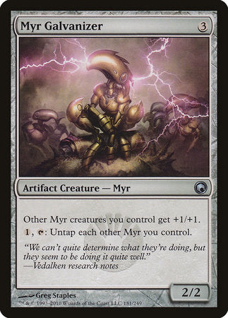 Myr Galvanizer [Scars of Mirrodin] | Gate City Games LLC