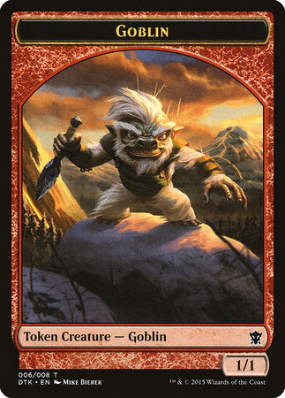 Goblin Token [Dragons of Tarkir Tokens] | Gate City Games LLC