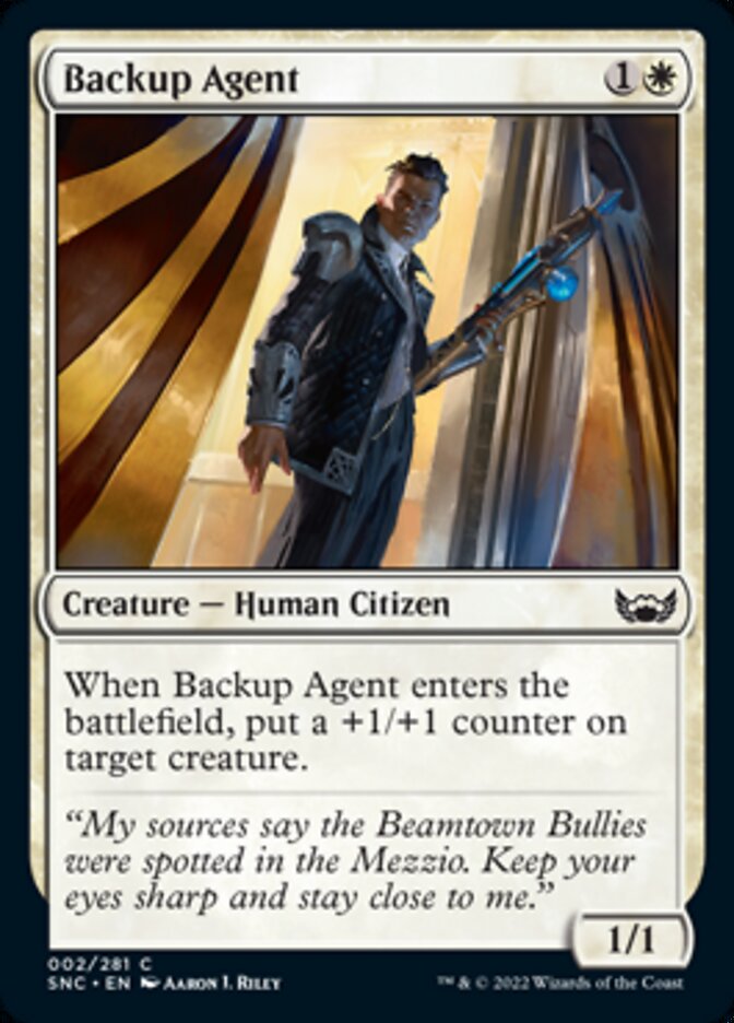 Backup Agent [Streets of New Capenna] | Gate City Games LLC