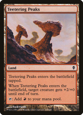 Teetering Peaks [Zendikar] | Gate City Games LLC