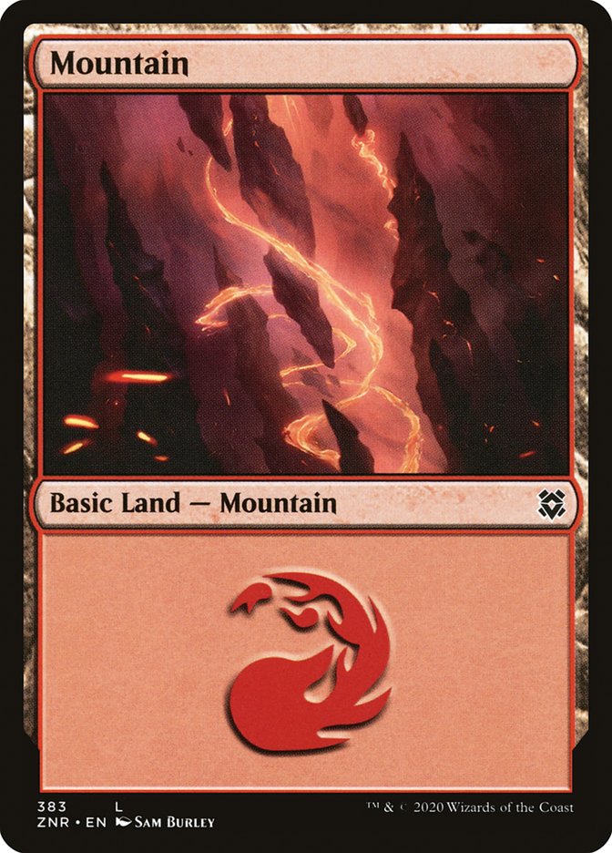 Mountain (383) [Zendikar Rising] | Gate City Games LLC