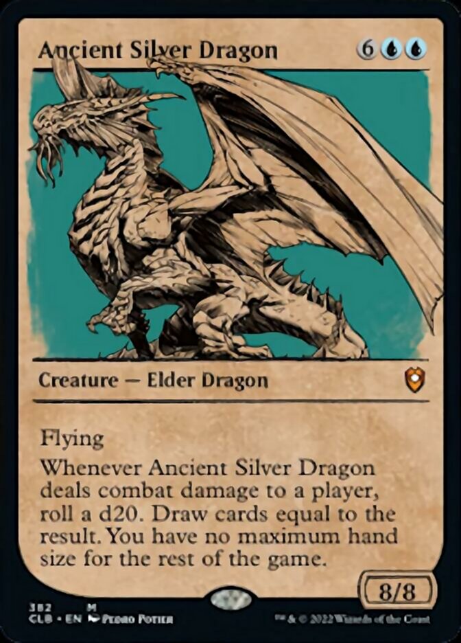 Ancient Silver Dragon (Showcase) [Commander Legends: Battle for Baldur's Gate] | Gate City Games LLC