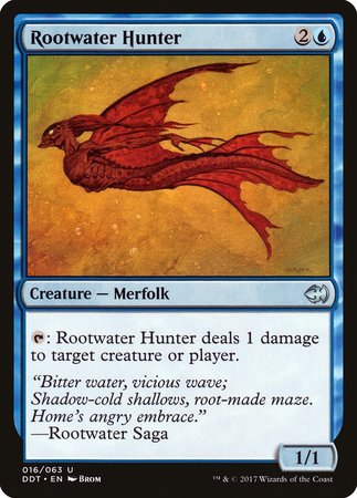 Rootwater Hunter [Duel Decks: Merfolk vs. Goblins] | Gate City Games LLC