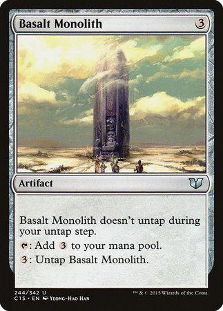 Basalt Monolith [Commander 2015] | Gate City Games LLC