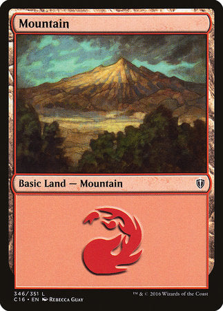 Mountain (346) [Commander 2016] | Gate City Games LLC