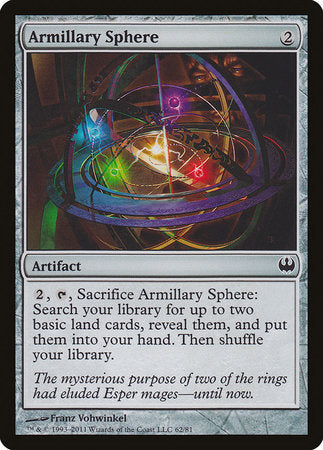 Armillary Sphere [Duel Decks: Knights vs. Dragons] | Gate City Games LLC