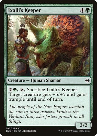 Ixalli's Keeper [Ixalan] | Gate City Games LLC