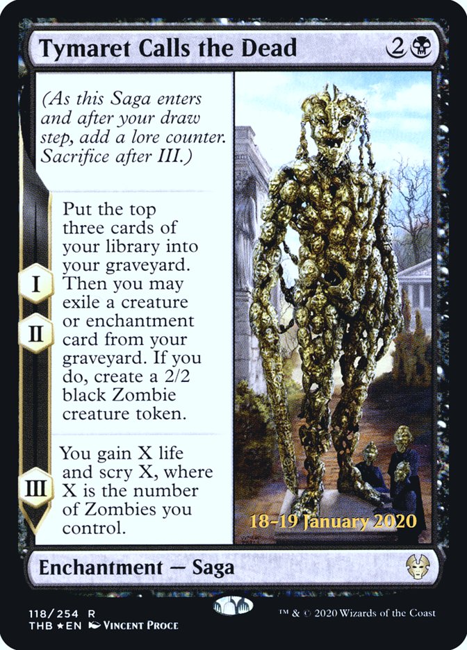 Tymaret Calls the Dead [Theros Beyond Death Prerelease Promos] | Gate City Games LLC