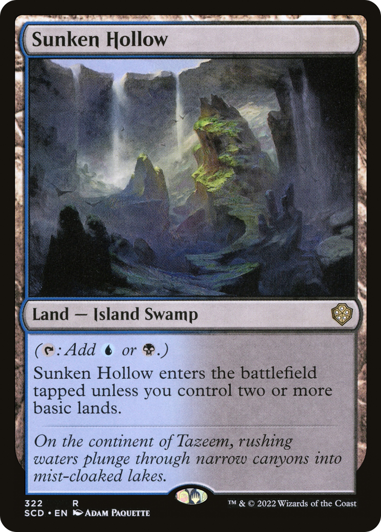 Sunken Hollow [Starter Commander Decks] | Gate City Games LLC