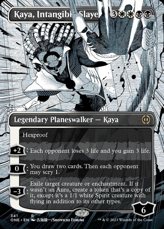 Kaya, Intangible Slayer (Borderless Manga) [Phyrexia: All Will Be One] | Gate City Games LLC