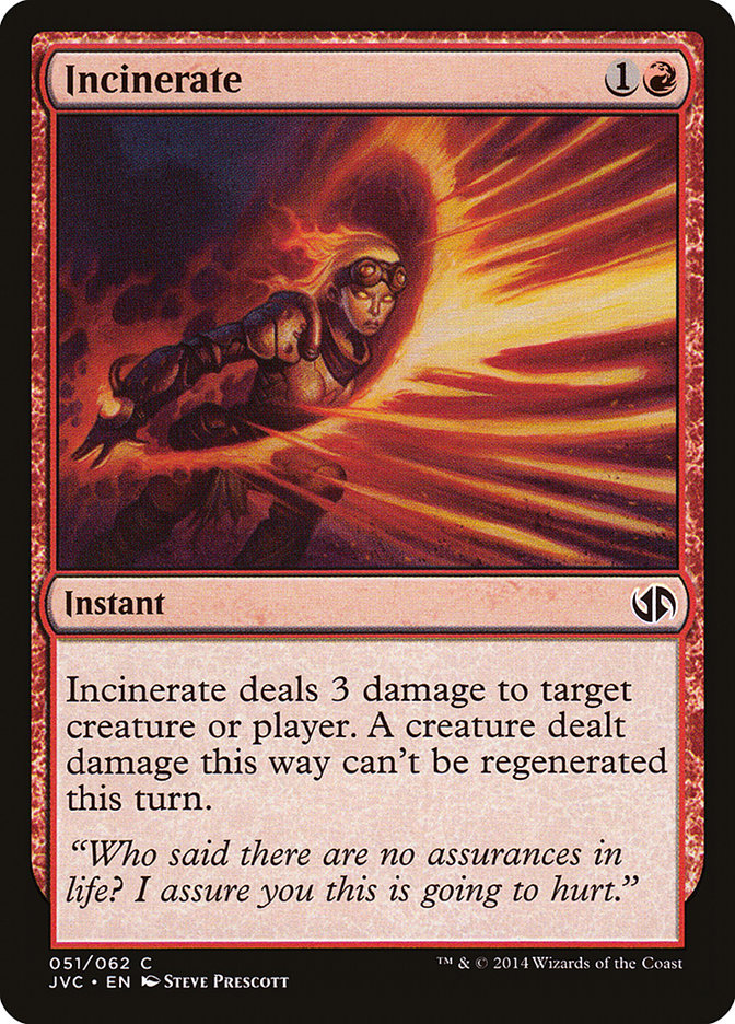 Incinerate [Duel Decks Anthology] | Gate City Games LLC