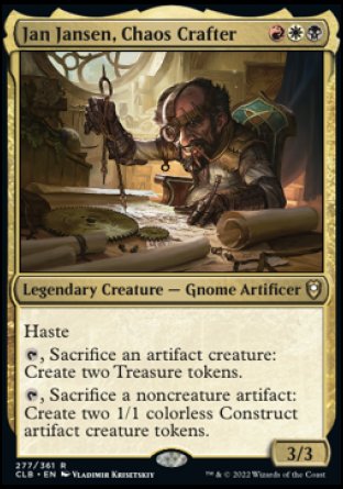 Jan Jansen, Chaos Crafter [Commander Legends: Battle for Baldur's Gate] | Gate City Games LLC