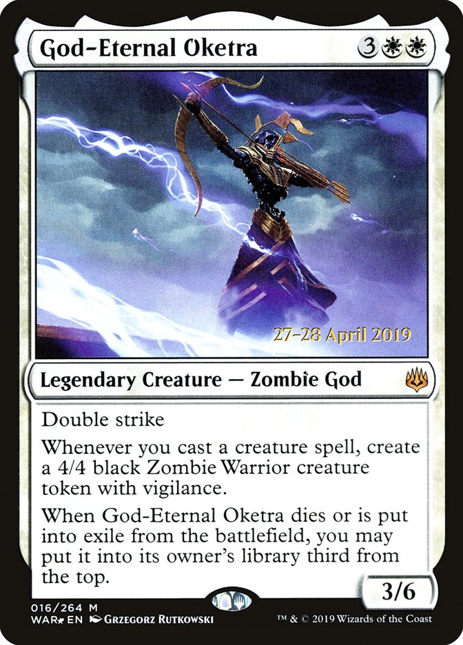 God-Eternal Oketra  [War of the Spark Prerelease Promos] | Gate City Games LLC