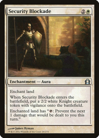 Security Blockade [Return to Ravnica] | Gate City Games LLC