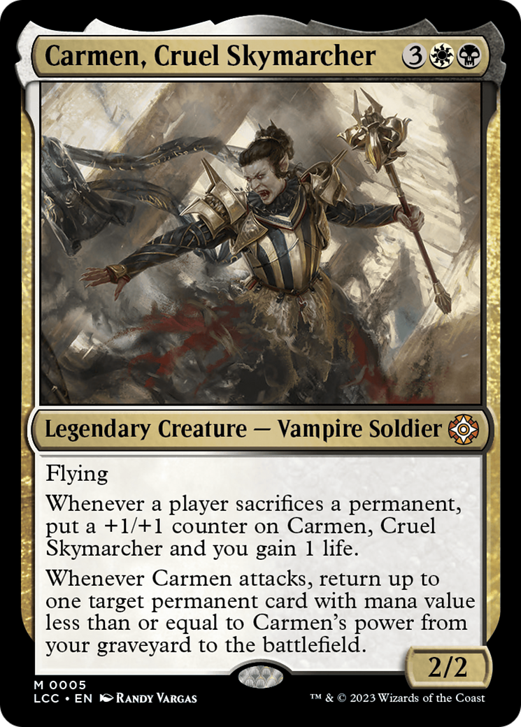 Carmen, Cruel Skymarcher [The Lost Caverns of Ixalan Commander] | Gate City Games LLC