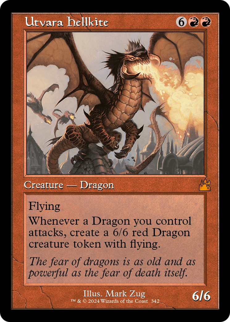 Utvara Hellkite (Retro Frame) [Ravnica Remastered] | Gate City Games LLC