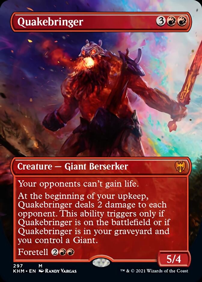 Quakebringer (Borderless Alternate Art) [Kaldheim] | Gate City Games LLC