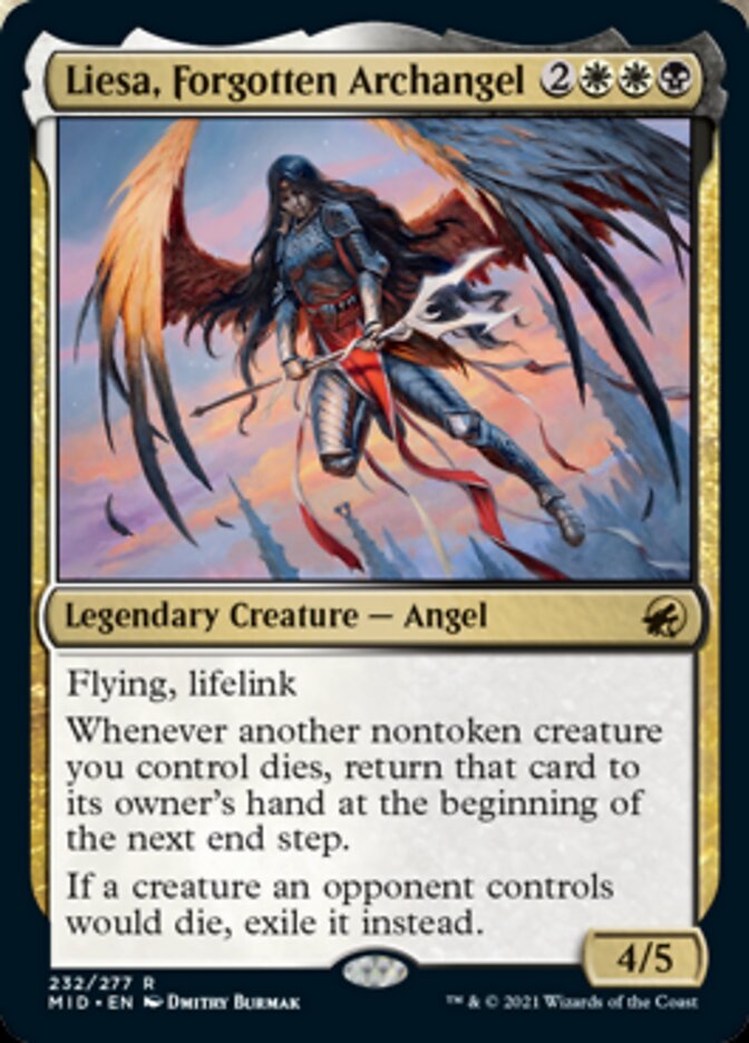 Liesa, Forgotten Archangel [Innistrad: Midnight Hunt] | Gate City Games LLC